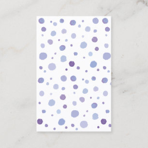 Cute Organic Brushstroke Dot Artwork Business Card