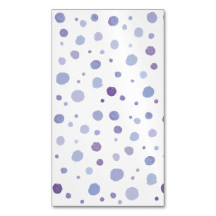 Cute Organic Brushstroke Dot Artwork Business Card Magnet