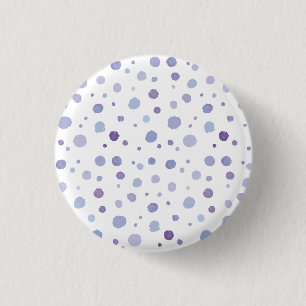 Cute Organic Brushstroke Dot Artwork Button
