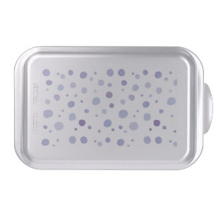 Cute Organic Brushstroke Dot Artwork Cake Pan