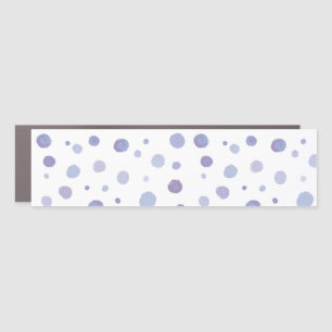 Cute Organic Brushstroke Dot Artwork Car Magnet