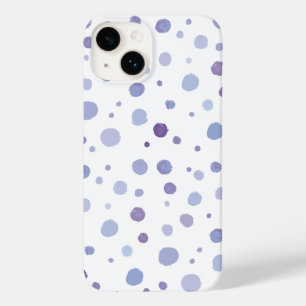 Cute Organic Brushstroke Dot Artwork Case-Mate iPhone 14 Case