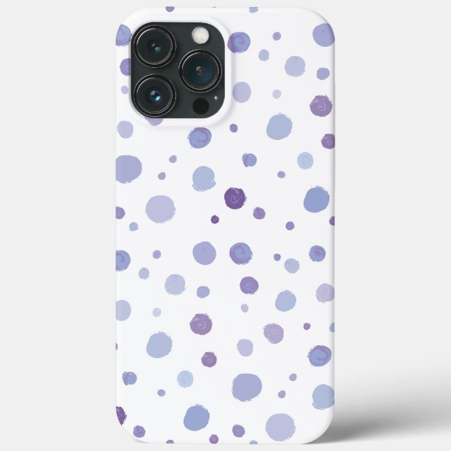 Cute Organic Brushstroke Dot Artwork Case-Mate iPhone Case (Back)