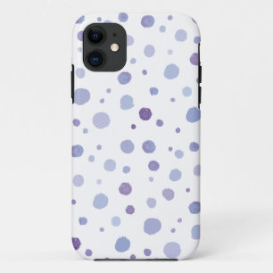 Cute Organic Brushstroke Dot Artwork iPhone 11 Case