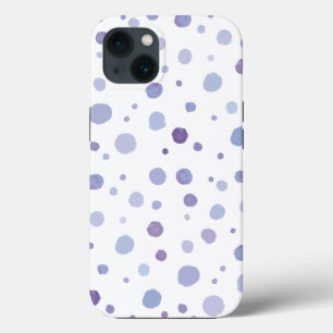 Cute Organic Brushstroke Dot Artwork iPhone 13 Case