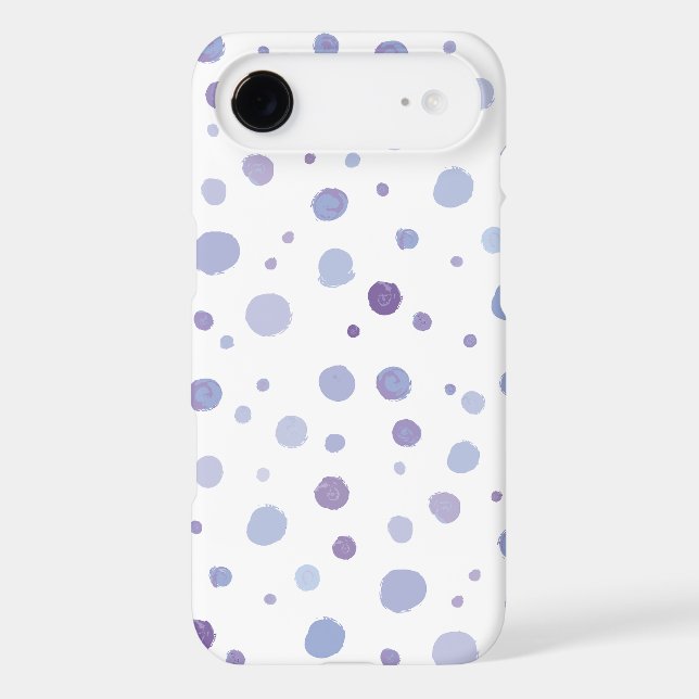 Cute Organic Brushstroke Dot Artwork Case-Mate iPhone Case (Back)