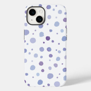 Cute Organic Brushstroke Dot Artwork Case-Mate iPhone 14 Case