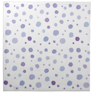Cute Organic Brushstroke Dot Artwork Cloth Napkin