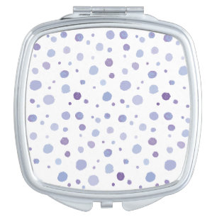 Cute Organic Brushstroke Dot Artwork Compact Mirror