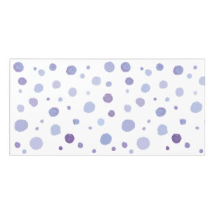 Cute Organic Brushstroke Dot Artwork Door Sign