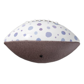 Cute Organic Brushstroke Dot Artwork Football