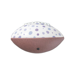 Cute Organic Brushstroke Dot Artwork Football