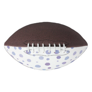 Cute Organic Brushstroke Dot Artwork Football