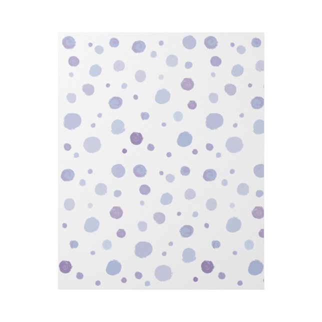 Cute Organic Brushstroke Dot Artwork Gallery Wrap (Front)
