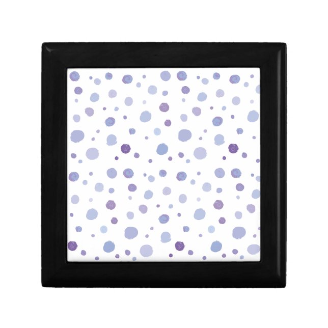 Cute Organic Brushstroke Dot Artwork Gift Box (Front)