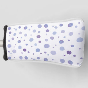 Cute Organic Brushstroke Dot Artwork Golf Head Cover