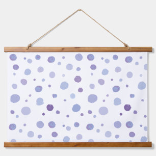 Cute Organic Brushstroke Dot Artwork Hanging Tapestry