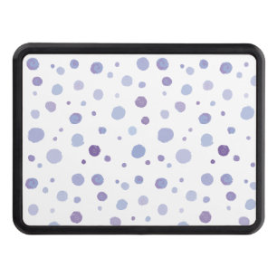 Cute Organic Brushstroke Dot Artwork Hitch Cover