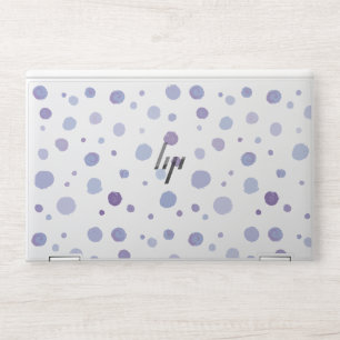 Cute Organic Brushstroke Dot Artwork HP Laptop Skin