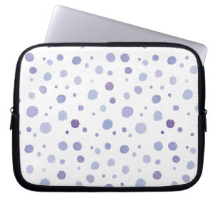 Cute Organic Brushstroke Dot Artwork Laptop Sleeve