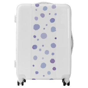 Cute Organic Brushstroke Dot Artwork Luggage