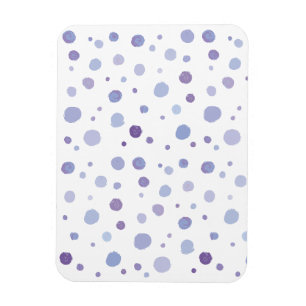 Cute Organic Brushstroke Dot Artwork Magnet