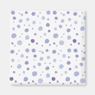 Cute Organic Brushstroke Dot Artwork Magnet