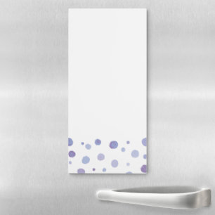Cute Organic Brushstroke Dot Artwork Magnetic Notepad