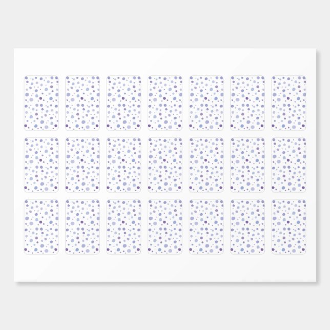 Cute Organic Brushstroke Dot Artwork Matchboxes (Sticker Sheet)