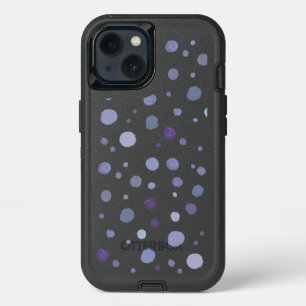 Cute Organic Brushstroke Dot Artwork iPhone 13 Case