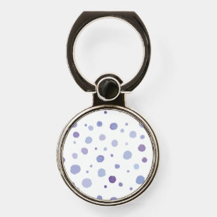 Cute Organic Brushstroke Dot Artwork Phone Ring Stand