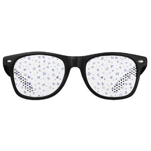 Cute Organic Brushstroke Dot Artwork Retro Sunglasses