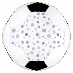 Cute Organic Brushstroke Dot Artwork Soccer Ball