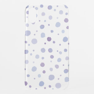 Cute Organic Brushstroke Dot Artwork iPhone XR Case