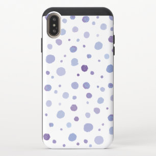 Cute Organic Brushstroke Dot Artwork iPhone XS Max Slider Case