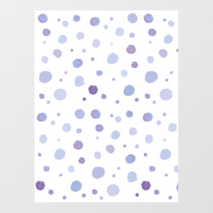 Cute Organic Brushstroke Dot Artwork Wall Decal
