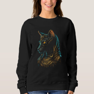 Cute Oriental Cat Egyptian Pharaoh Oriental Cat O Sweatshirt