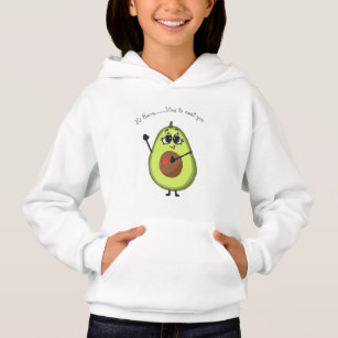 Cute Original Avocado design Hoodie