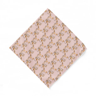 Cute Original Drawing Tiger Chinese New Year B4 Bandana