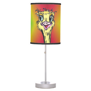 Cute Ostrich Cartoon Rainbow Lamp