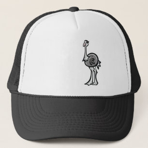Cute Ostrich; Cool Trucker Hat
