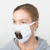 Cute Otter Adorable Animal Cloth Face Mask A face (Angled)