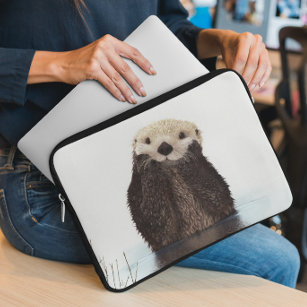 Cute Otter Animal Sea Laptop Sleeve