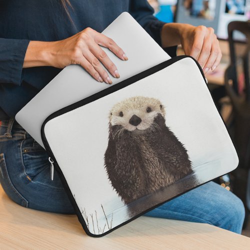 Cute Otter Animal Sea Laptop Sleeve