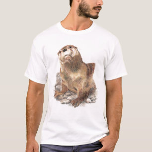 Cute Otter, Animal, Wildlife, Nature, T shirt