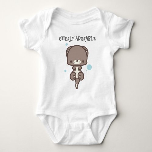 Cute Otter Baby_grow Baby Bodysuit