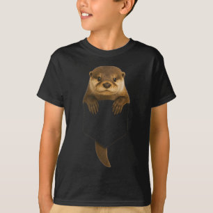 Cute Otter Cket Funny For Men Women Kid Otter Love T-Shirt