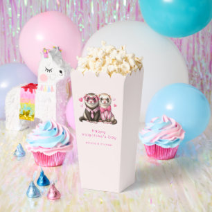 Cute Otter Couple in Love Favor Boxes