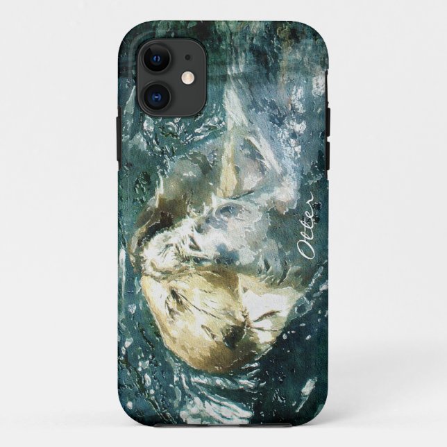 Cute Otter Design for Animal-lovers Case-Mate iPhone Case (Back)