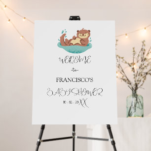 Cute Otter Forest Animal Watercolor Foam Boards